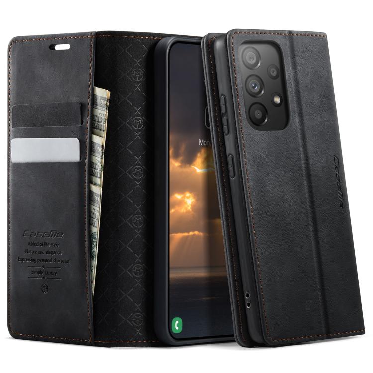 CaseMe 033 Calf Leather Lining Microfibre RFID Blocking Phone Case, For Samsung Galaxy A25, For Samsung Galaxy S23 FE 5G, For Samsung Galaxy A24 4G, For Samsung Galaxy A34 5G, For Samsung Galaxy A54, For Samsung Galaxy S23 Ultra 5G                     ...