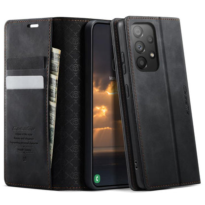 CaseMe 033 Calf Leather Lining Microfibre RFID Blocking Phone Case, For Samsung Galaxy A25, For Samsung Galaxy S23 FE 5G, For Samsung Galaxy A24 4G, For Samsung Galaxy A34 5G, For Samsung Galaxy A54, For Samsung Galaxy S23 Ultra 5G                     ...
