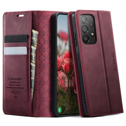 CaseMe 033 Calf Leather Lining Microfibre RFID Blocking Phone Case, For Samsung Galaxy A25, For Samsung Galaxy S23 FE 5G, For Samsung Galaxy A24 4G, For Samsung Galaxy A34 5G, For Samsung Galaxy A54, For Samsung Galaxy S23 Ultra 5G                     ...