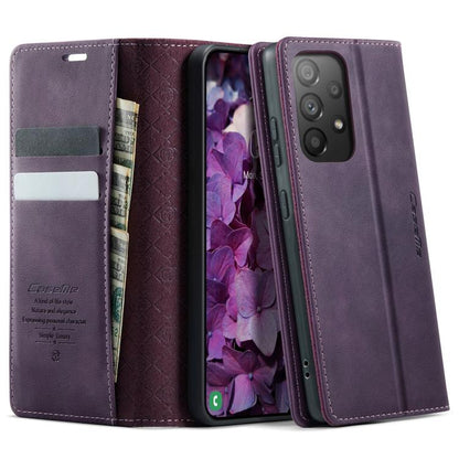 CaseMe 033 Calf Leather Lining Microfibre RFID Blocking Phone Case, For Samsung Galaxy A25, For Samsung Galaxy S23 FE 5G, For Samsung Galaxy A24 4G, For Samsung Galaxy A34 5G, For Samsung Galaxy A54, For Samsung Galaxy S23 Ultra 5G                     ...