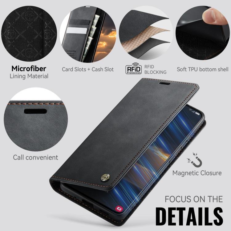 CaseMe 033 Calf Leather Lining Microfibre RFID Blocking Phone Case, For Samsung Galaxy S21+ 5G, For Samsung Galaxy S21 Ultra 5G, For Samsung Galaxy Note20 Ultra, For Samsung Galaxy S20 Ultra, For Samsung Galaxy S20, For Samsung Galaxy S20+             ...