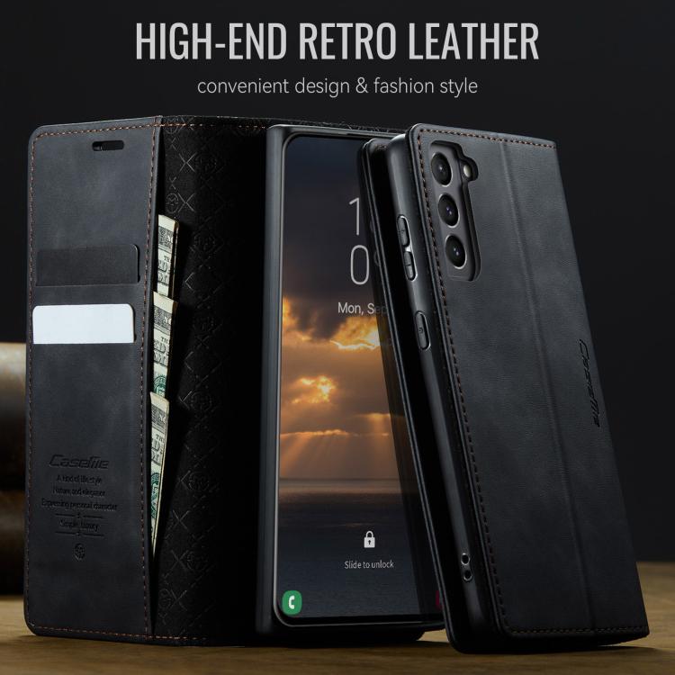 CaseMe 033 Calf Leather Lining Microfibre RFID Blocking Phone Case, For Samsung Galaxy S21+ 5G, For Samsung Galaxy S21 Ultra 5G, For Samsung Galaxy Note20 Ultra, For Samsung Galaxy S20 Ultra, For Samsung Galaxy S20, For Samsung Galaxy S20+             ...