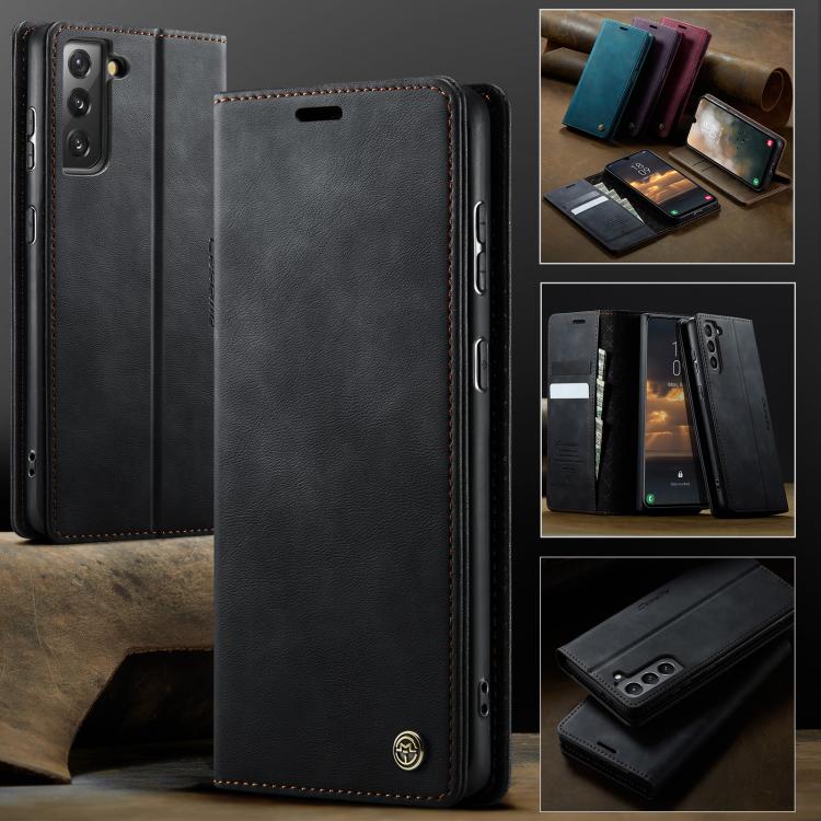 CaseMe 033 Calf Leather Lining Microfibre RFID Blocking Phone Case, For Samsung Galaxy S21+ 5G, For Samsung Galaxy S21 Ultra 5G, For Samsung Galaxy Note20 Ultra, For Samsung Galaxy S20 Ultra, For Samsung Galaxy S20, For Samsung Galaxy S20+             ...