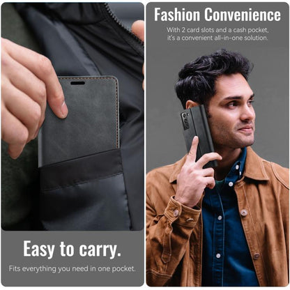 CaseMe 033 Calf Leather Lining Microfibre RFID Blocking Phone Case, For Samsung Galaxy S21+ 5G, For Samsung Galaxy S21 Ultra 5G, For Samsung Galaxy Note20 Ultra, For Samsung Galaxy S20 Ultra, For Samsung Galaxy S20, For Samsung Galaxy S20+             ...