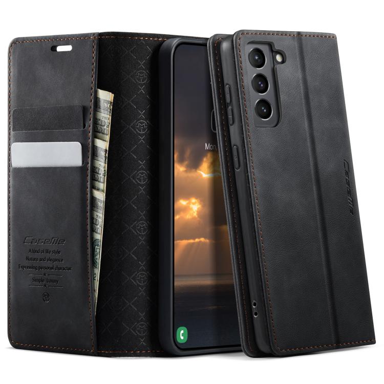 CaseMe 033 Calf Leather Lining Microfibre RFID Blocking Phone Case, For Samsung Galaxy S21+ 5G, For Samsung Galaxy S21 Ultra 5G, For Samsung Galaxy Note20 Ultra, For Samsung Galaxy S20 Ultra, For Samsung Galaxy S20, For Samsung Galaxy S20+             ...