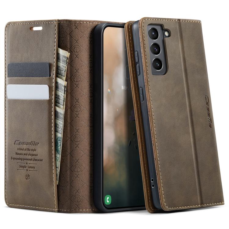 CaseMe 033 Calf Leather Lining Microfibre RFID Blocking Phone Case, For Samsung Galaxy S21+ 5G, For Samsung Galaxy S21 Ultra 5G, For Samsung Galaxy Note20 Ultra, For Samsung Galaxy S20 Ultra, For Samsung Galaxy S20, For Samsung Galaxy S20+             ...