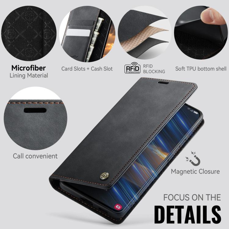 CaseMe 033 Calf Leather Lining Microfibre RFID Blocking Phone Case, For Samsung Galaxy S21 Ultra 5G, For Samsung Galaxy Note20 Ultra, For Samsung Galaxy S20 Ultra, For Samsung Galaxy S20, For Samsung Galaxy S20+, For Samsung Galaxy A51                 ...