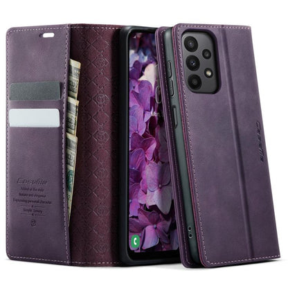 CaseMe 033 Calf Leather Lining Microfibre RFID Blocking Phone Case, For Samsung Galaxy A25, For Samsung Galaxy S23 FE 5G, For Samsung Galaxy A24 4G, For Samsung Galaxy A34 5G, For Samsung Galaxy A54, For Samsung Galaxy S23 Ultra 5G                     ...
