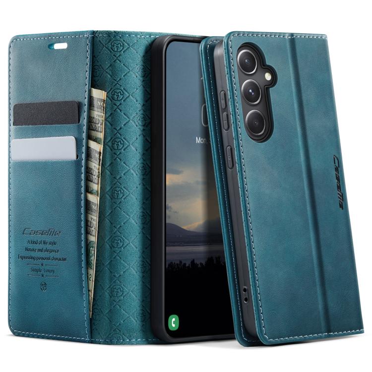 CaseMe 033 Calf Leather Lining Microfibre RFID Blocking Phone Case, For Samsung Galaxy A25, For Samsung Galaxy S23 FE 5G, For Samsung Galaxy A24 4G, For Samsung Galaxy A34 5G, For Samsung Galaxy A54, For Samsung Galaxy S23 Ultra 5G                     ...
