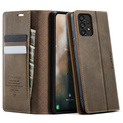 CaseMe 033 Calf Leather Lining Microfibre RFID Blocking Phone Case, For Samsung Galaxy A25, For Samsung Galaxy S23 FE 5G, For Samsung Galaxy A24 4G, For Samsung Galaxy A34 5G, For Samsung Galaxy A54, For Samsung Galaxy S23 Ultra 5G                     ...