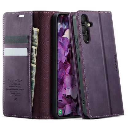 CaseMe 033 Calf Leather Lining Microfibre RFID Blocking Phone Case, For Samsung Galaxy A25, For Samsung Galaxy S23 FE 5G, For Samsung Galaxy A24 4G, For Samsung Galaxy A34 5G, For Samsung Galaxy A54, For Samsung Galaxy S23 Ultra 5G                     ...