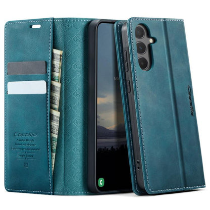 CaseMe 033 Calf Leather Lining Microfibre RFID Blocking Phone Case, For Galaxy S26+ 5G, For Galaxy S26 Ultra 5G, For Galaxy S26 5G, For Galaxy A57 5G, For Galaxy A37 5G, For Galaxy A27 5G, For Galaxy S25 FE 5G, For Samsung Galaxy Z Fold7 5G            ...