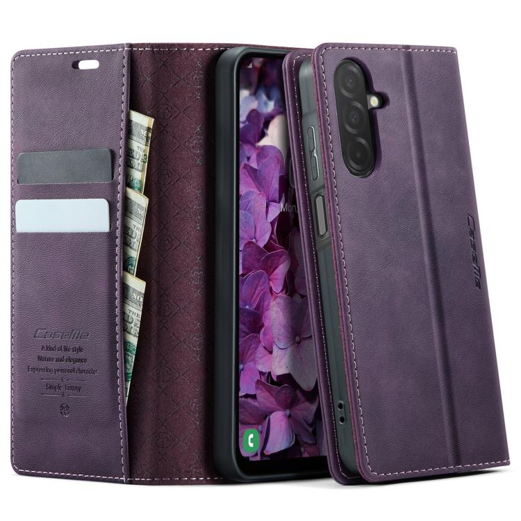 CaseMe 033 Calf Leather Lining Microfibre RFID Blocking Phone Case, For Galaxy S26+ 5G, For Galaxy S26 Ultra 5G, For Galaxy S26 5G, For Galaxy A57 5G, For Galaxy A37 5G, For Galaxy A27 5G, For Galaxy S25 FE 5G, For Samsung Galaxy Z Fold7 5G            ...