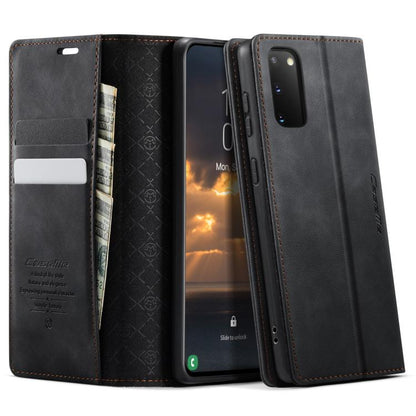 CaseMe 033 Calf Leather Lining Microfibre RFID Blocking Phone Case, For Samsung Galaxy S21 Ultra 5G, For Samsung Galaxy Note20 Ultra, For Samsung Galaxy S20 Ultra, For Samsung Galaxy S20, For Samsung Galaxy S20+, For Samsung Galaxy A51                 ...