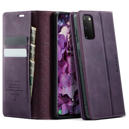CaseMe 033 Calf Leather Lining Microfibre RFID Blocking Phone Case, For Samsung Galaxy S21 Ultra 5G, For Samsung Galaxy Note20 Ultra, For Samsung Galaxy S20 Ultra, For Samsung Galaxy S20, For Samsung Galaxy S20+, For Samsung Galaxy A51                 ...