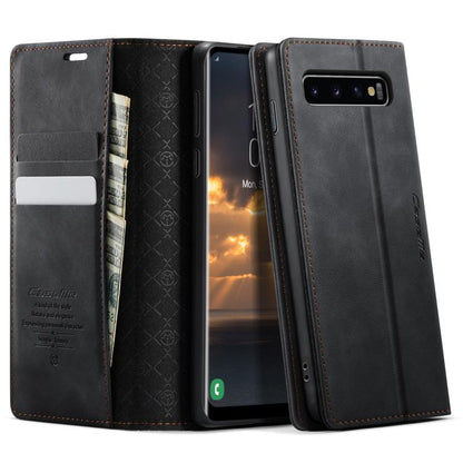 CaseMe 033 Calf Leather Lining Microfibre RFID Blocking Phone Case, For Samsung Galaxy S21 Ultra 5G, For Samsung Galaxy Note20 Ultra, For Samsung Galaxy S20 Ultra, For Samsung Galaxy S20, For Samsung Galaxy S20+, For Samsung Galaxy A51                 ...