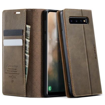 CaseMe 033 Calf Leather Lining Microfibre RFID Blocking Phone Case, For Samsung Galaxy S21 Ultra 5G, For Samsung Galaxy Note20 Ultra, For Samsung Galaxy S20 Ultra, For Samsung Galaxy S20, For Samsung Galaxy S20+, For Samsung Galaxy A51                 ...