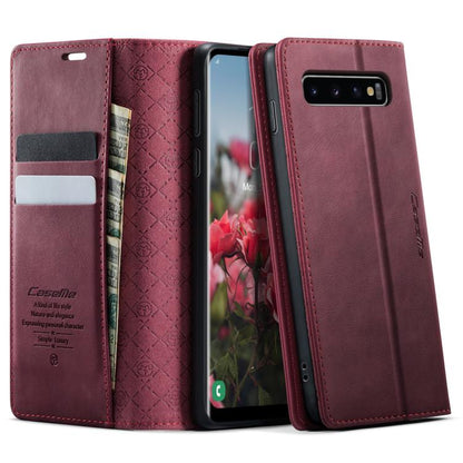 CaseMe 033 Calf Leather Lining Microfibre RFID Blocking Phone Case, For Samsung Galaxy S21 Ultra 5G, For Samsung Galaxy Note20 Ultra, For Samsung Galaxy S20 Ultra, For Samsung Galaxy S20, For Samsung Galaxy S20+, For Samsung Galaxy A51                 ...