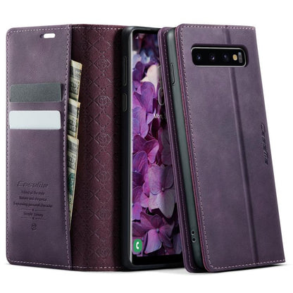 CaseMe 033 Calf Leather Lining Microfibre RFID Blocking Phone Case, For Samsung Galaxy S21 Ultra 5G, For Samsung Galaxy Note20 Ultra, For Samsung Galaxy S20 Ultra, For Samsung Galaxy S20, For Samsung Galaxy S20+, For Samsung Galaxy A51                 ...