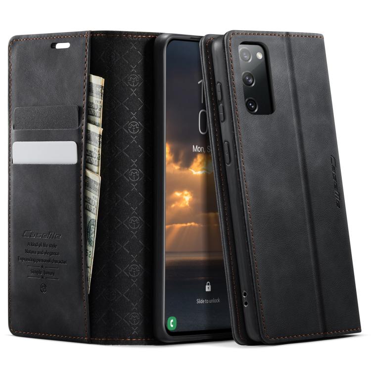 CaseMe 033 Calf Leather Lining Microfibre RFID Blocking Phone Case, For Samsung Galaxy A25, For Samsung Galaxy S23 FE 5G, For Samsung Galaxy A24 4G, For Samsung Galaxy A34 5G, For Samsung Galaxy A54, For Samsung Galaxy S23 Ultra 5G                     ...