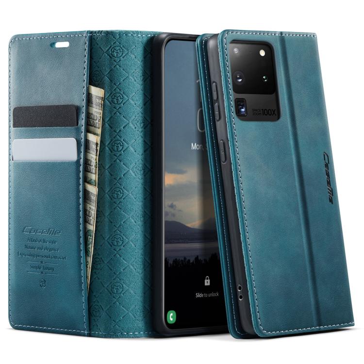 CaseMe 033 Calf Leather Lining Microfibre RFID Blocking Phone Case, For Samsung Galaxy S21 Ultra 5G, For Samsung Galaxy Note20 Ultra, For Samsung Galaxy S20 Ultra, For Samsung Galaxy S20, For Samsung Galaxy S20+, For Samsung Galaxy A51                 ...