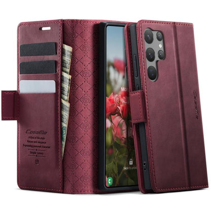 CaseMe 033 Calf Leather Lining Microfibre RFID Blocking Phone Case, For Samsung Galaxy A25, For Samsung Galaxy S23 FE 5G, For Samsung Galaxy A24 4G, For Samsung Galaxy A34 5G, For Samsung Galaxy A54, For Samsung Galaxy S23 Ultra 5G                     ...