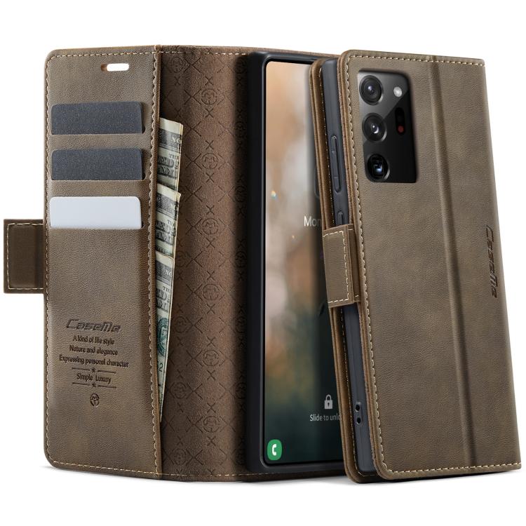 CaseMe 033 Calf Leather Lining Microfibre RFID Blocking Phone Case, For Samsung Galaxy S21+ 5G, For Samsung Galaxy S21 Ultra 5G, For Samsung Galaxy Note20 Ultra, For Samsung Galaxy S20 Ultra, For Samsung Galaxy S20, For Samsung Galaxy S20+             ...