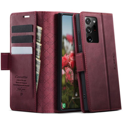 CaseMe 033 Calf Leather Lining Microfibre RFID Blocking Phone Case, For Samsung Galaxy S21+ 5G, For Samsung Galaxy S21 Ultra 5G, For Samsung Galaxy Note20 Ultra, For Samsung Galaxy S20 Ultra, For Samsung Galaxy S20, For Samsung Galaxy S20+             ...