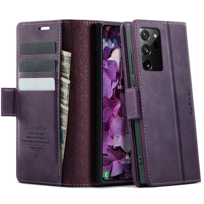 CaseMe 033 Calf Leather Lining Microfibre RFID Blocking Phone Case, For Samsung Galaxy S21 Ultra 5G, For Samsung Galaxy Note20 Ultra, For Samsung Galaxy S20 Ultra, For Samsung Galaxy S20, For Samsung Galaxy S20+, For Samsung Galaxy A51                 ...