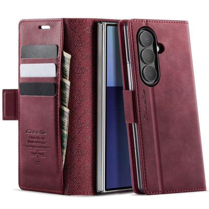 CaseMe 033 Calf Leather Lining Microfibre RFID Blocking Phone Case, For Galaxy S26+ 5G, For Galaxy S26 Ultra 5G, For Galaxy S26 5G, For Galaxy A57 5G, For Galaxy A37 5G, For Galaxy A27 5G, For Galaxy S25 FE 5G, For Samsung Galaxy Z Fold7 5G            ...