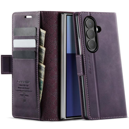 CaseMe 033 Calf Leather Lining Microfibre RFID Blocking Phone Case, For Galaxy S26+ 5G, For Galaxy S26 Ultra 5G, For Galaxy S26 5G, For Galaxy A57 5G, For Galaxy A37 5G, For Galaxy A27 5G, For Galaxy S25 FE 5G, For Samsung Galaxy Z Fold7 5G            ...
