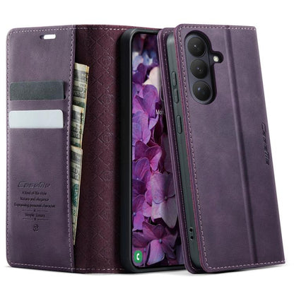 CaseMe 033 Calf Leather Lining Microfibre RFID Blocking Phone Case, For Galaxy S26+ 5G, For Galaxy S26 Ultra 5G, For Galaxy S26 5G, For Galaxy A57 5G, For Galaxy A37 5G, For Galaxy A27 5G, For Galaxy S25 FE 5G, For Samsung Galaxy Z Fold7 5G            ...