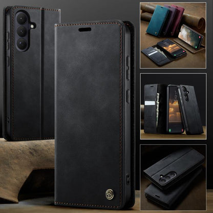 CaseMe 033 Calf Leather Lining Microfibre RFID Blocking Phone Case, For Galaxy S26+ 5G, For Galaxy S26 Ultra 5G, For Galaxy S26 5G, For Galaxy A57 5G, For Galaxy A37 5G, For Galaxy A27 5G, For Galaxy S25 FE 5G, For Samsung Galaxy Z Fold7 5G            ...