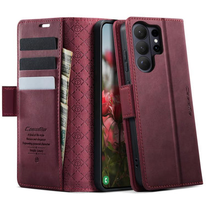 CaseMe 033 Calf Leather Lining Microfibre RFID Blocking Phone Case, For Galaxy S26+ 5G, For Galaxy S26 Ultra 5G, For Galaxy S26 5G, For Galaxy A57 5G, For Galaxy A37 5G, For Galaxy A27 5G, For Galaxy S25 FE 5G, For Samsung Galaxy Z Fold7 5G            ...