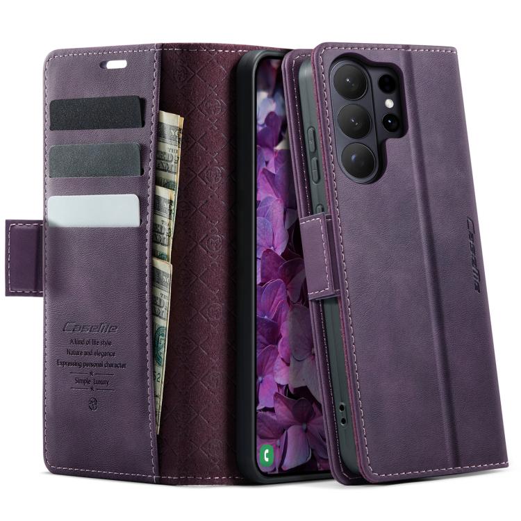 CaseMe 033 Calf Leather Lining Microfibre RFID Blocking Phone Case, For Galaxy S26+ 5G, For Galaxy S26 Ultra 5G, For Galaxy S26 5G, For Galaxy A57 5G, For Galaxy A37 5G, For Galaxy A27 5G, For Galaxy S25 FE 5G, For Samsung Galaxy Z Fold7 5G            ...