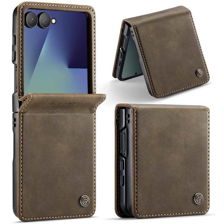 CaseMe 033 Calf Leather Lining Microfibre RFID Blocking Phone Case, For Galaxy S26 FE 5G, For Galaxy Z Flip8 5G, For Galaxy S26+ 5G, For Galaxy S26 Ultra 5G, For Galaxy S26 5G, For Galaxy A57 5G, For Galaxy A37 5G, For Galaxy A27 5G, For Galaxy S25 FE ...