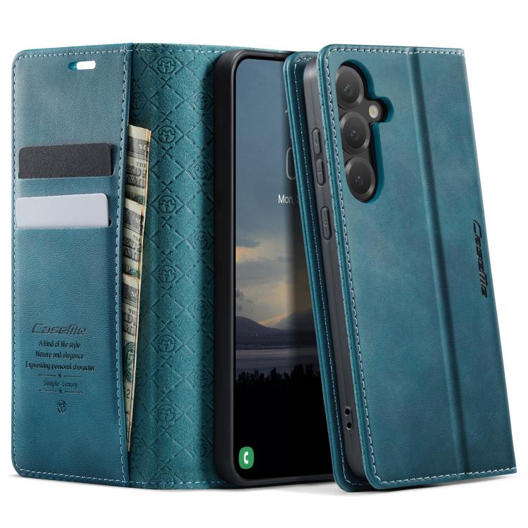 CaseMe 033 Calf Leather Lining Microfibre RFID Blocking Phone Case, For Galaxy S26 FE 5G, For Galaxy Z Flip8 5G, For Galaxy S26+ 5G, For Galaxy S26 Ultra 5G, For Galaxy S26 5G, For Galaxy A57 5G, For Galaxy A37 5G, For Galaxy A27 5G, For Galaxy S25 FE ...