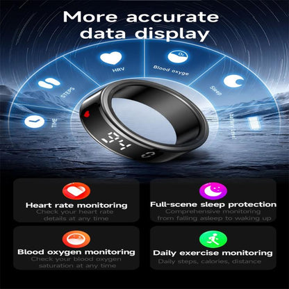 SY01 SIZE 12 Smart Ring, Support Heart Rate / Blood Oxygen / Sleep Monitoring / Multiple Sport Modes