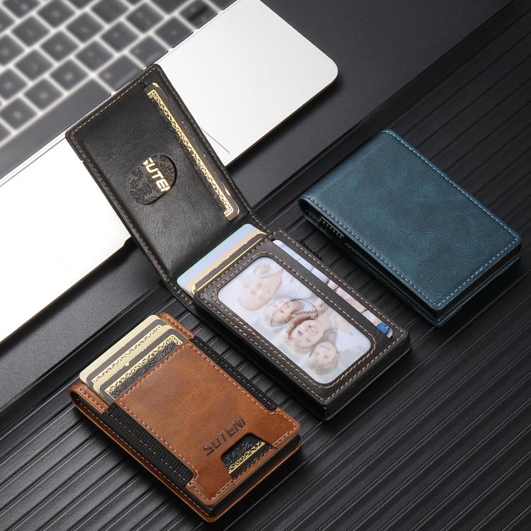 The Suteni oil wax pattern button automatically pops out the elastic band card box