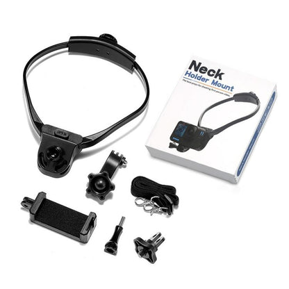 Sports Camera Lazy Neck Bracket Phone Clamp Mount
