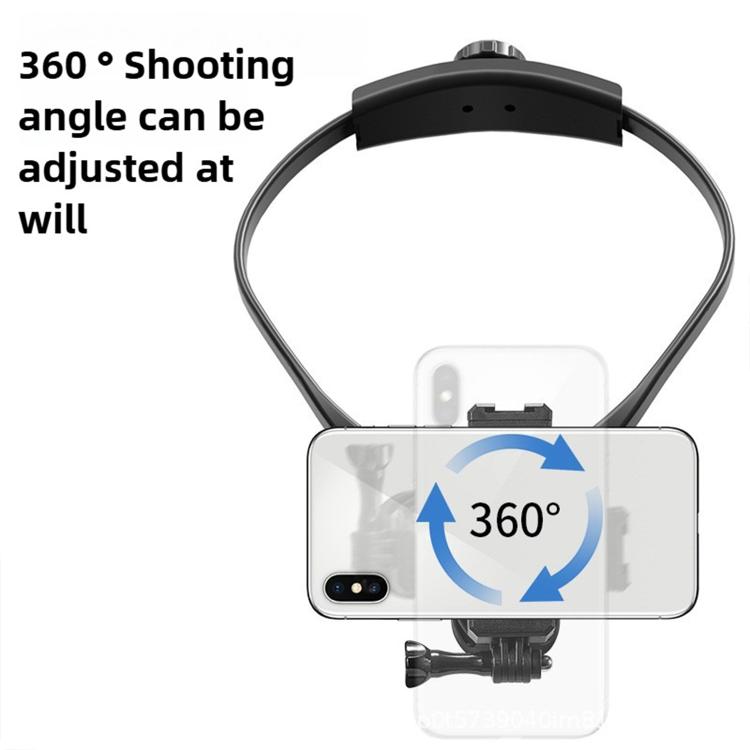 Sports Camera Lazy Neck Bracket Phone Clamp Mount