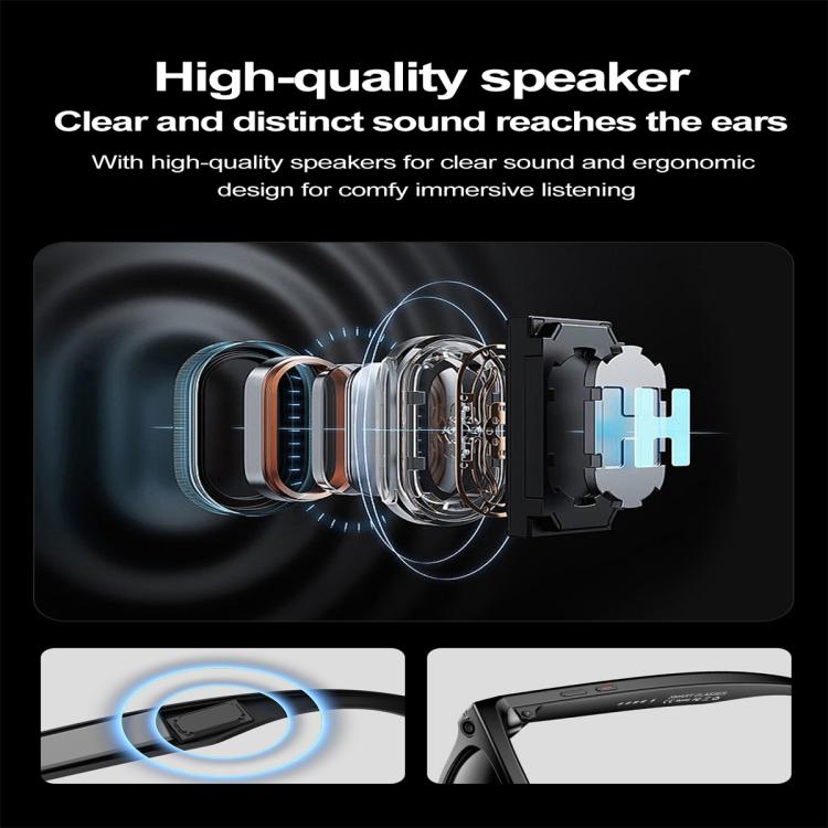 W600 Smart Glasses, Support AI Conversation / AI Photo Recognition / Bluetooth Call