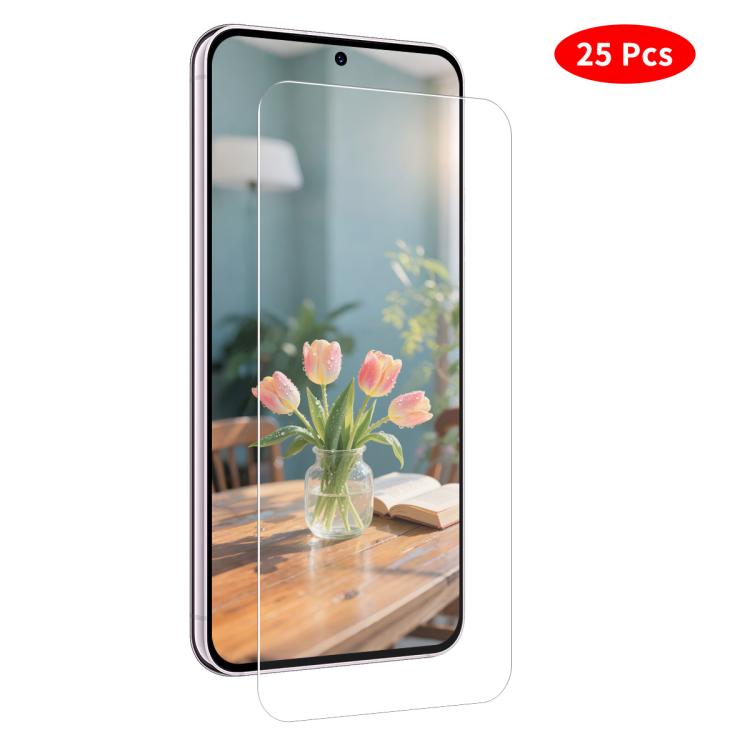 JUNSUNMAY 25pcs Screen Protector Tempered Glass Film, For Redmi 14C, For Xiaomi Poco X7 Pro, For Xiaomi 14T / 14T Pro