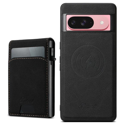 Suteni H19 Litchi Grain 2-in-1 Removable Card Box Back Phone Case, For Google Pixel 11 Pro XL, For Google Pixel 11, For Google Pixel 11 Pro, For Google Pixel 10 Pro XL, For Google Pixel 10 Pro, For Google Pixel 10, For Google Pixel 9 Pro XL            ...