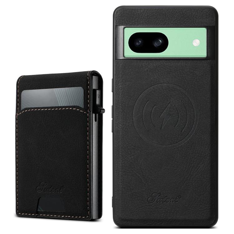 Suteni H19 Litchi Grain 2-in-1 Removable Card Box Back Phone Case, For Google Pixel 11 Pro XL, For Google Pixel 11, For Google Pixel 11 Pro, For Google Pixel 10 Pro XL, For Google Pixel 10 Pro, For Google Pixel 10, For Google Pixel 9 Pro XL            ...