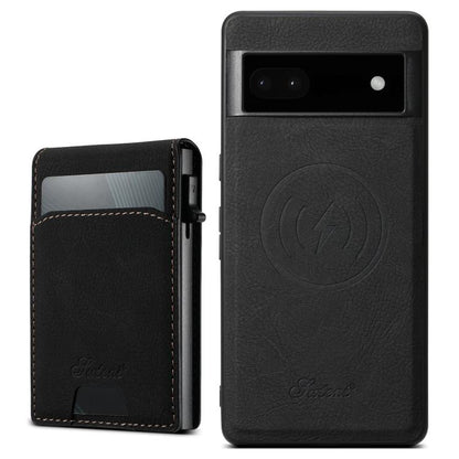 Suteni H19 Litchi Grain 2-in-1 Removable Card Box Back Phone Case, For Google Pixel 11 Pro XL, For Google Pixel 11, For Google Pixel 11 Pro, For Google Pixel 10 Pro XL, For Google Pixel 10 Pro, For Google Pixel 10, For Google Pixel 9 Pro XL            ...