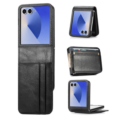 Vertical Flip Card Slot Leather Phone Case, For Galaxy Z Flip8 5G, For Galaxy Z Flip7 5G