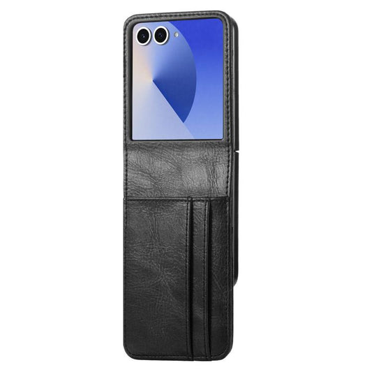 Vertical Flip Card Slot Leather Phone Case, For Galaxy Z Flip8 5G, For Galaxy Z Flip7 5G