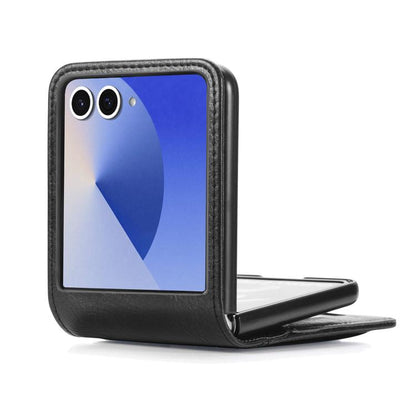 Vertical Flip Card Slot Leather Phone Case, For Galaxy Z Flip8 5G, For Galaxy Z Flip7 5G
