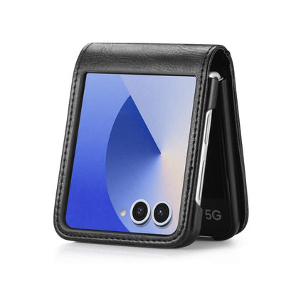 Vertical Flip Card Slot Leather Phone Case, For Galaxy Z Flip8 5G, For Galaxy Z Flip7 5G